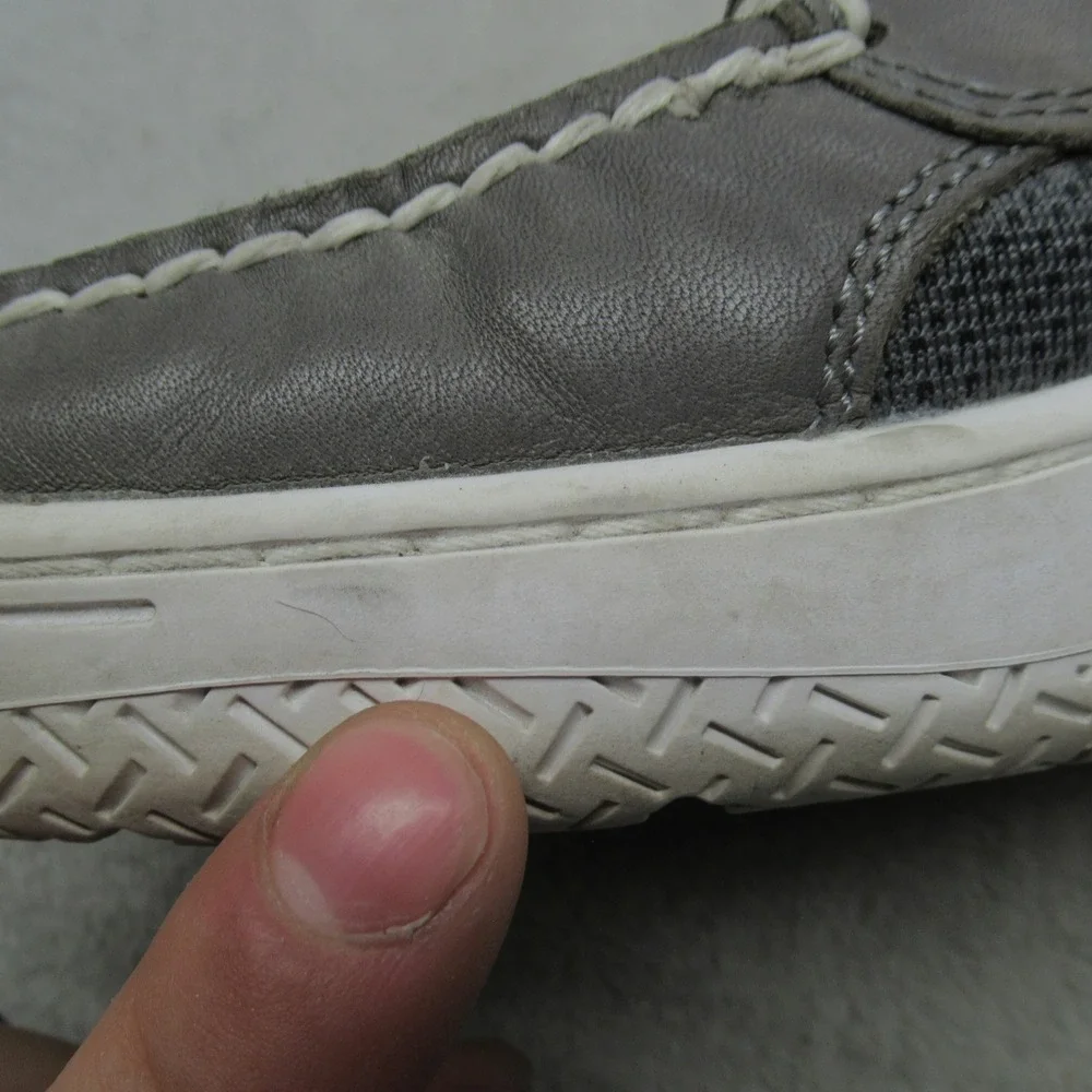 Sperry‎ Men 11 Boat Shoes Gray Top Sider Suede Classic Nautical Casual Outdoor